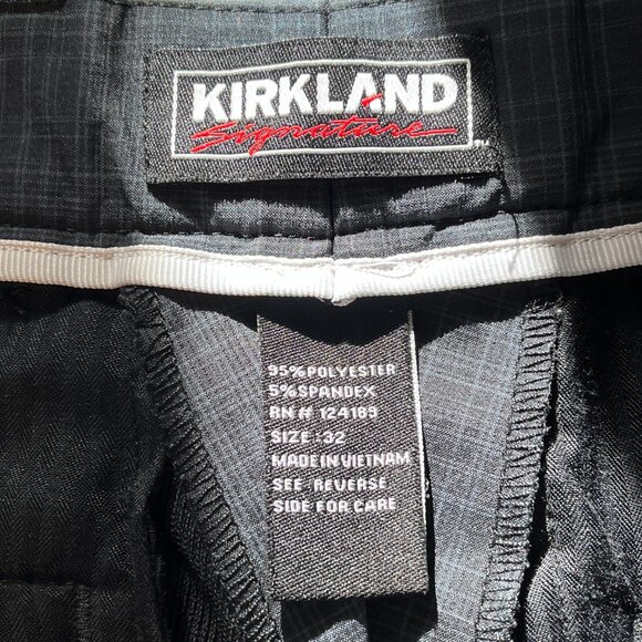 Kirkland Shorts Black with Gray Stripes Size 32 Men's - Picture 3 of 3